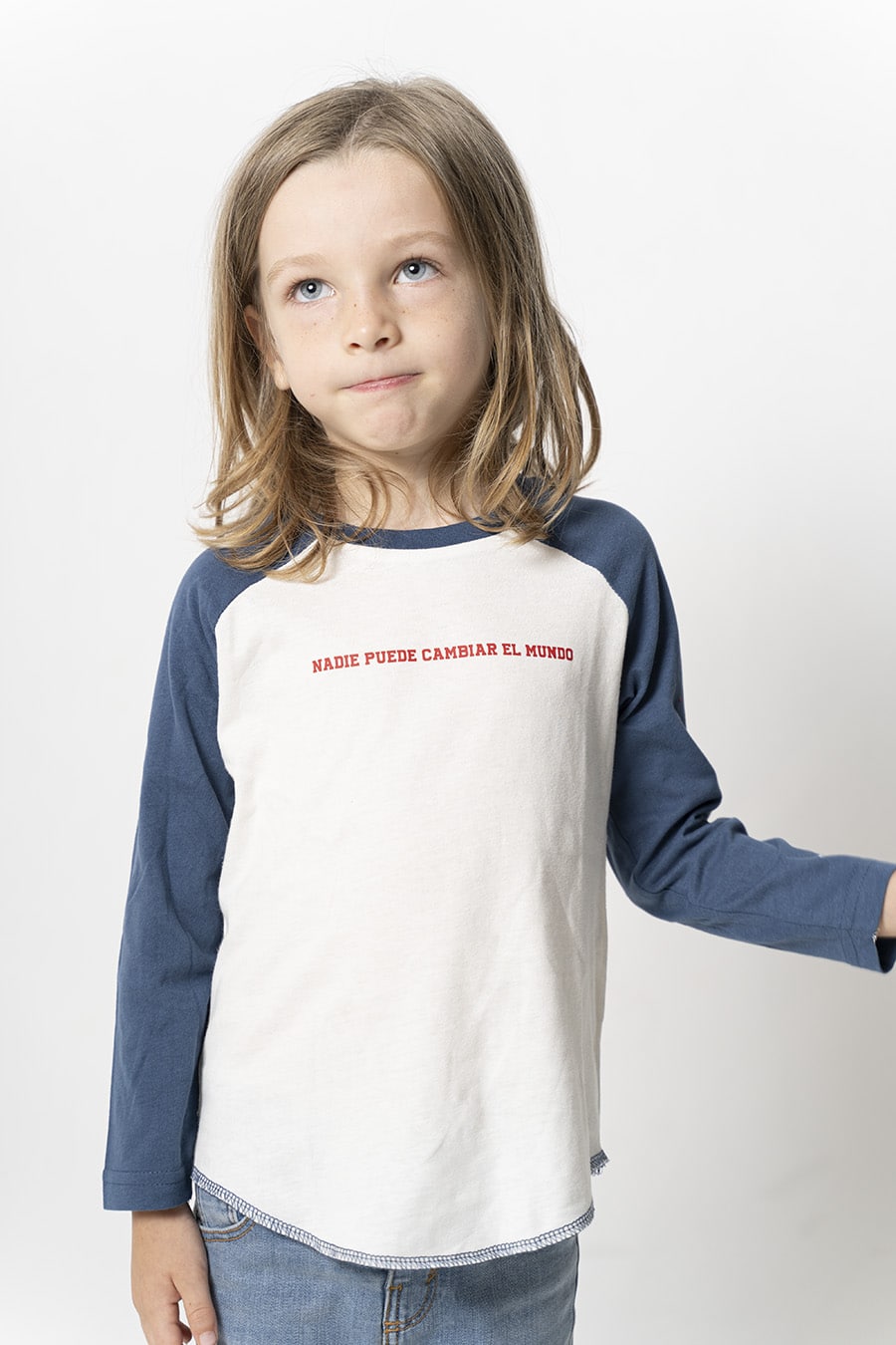 Camiseta infantil ‘Nadie va a cambiar el mundo’